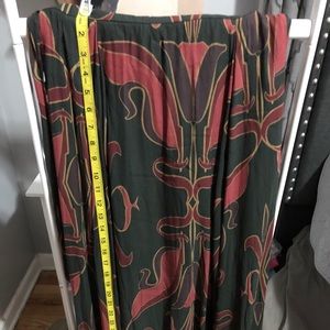 Free People grey/brick/gold maxi dress .szM